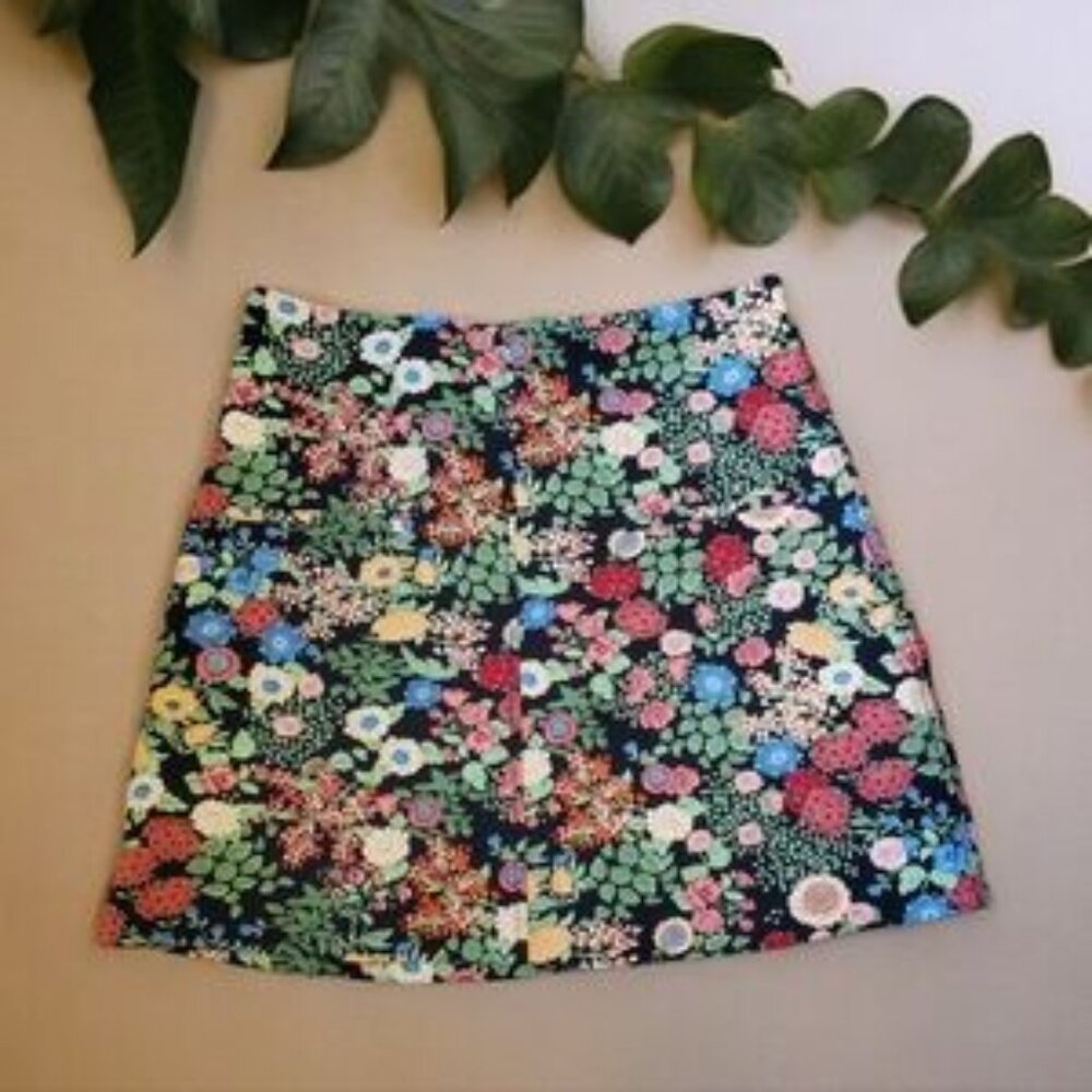 Zara floral skirt